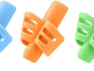 Pencil grips with 2 holes